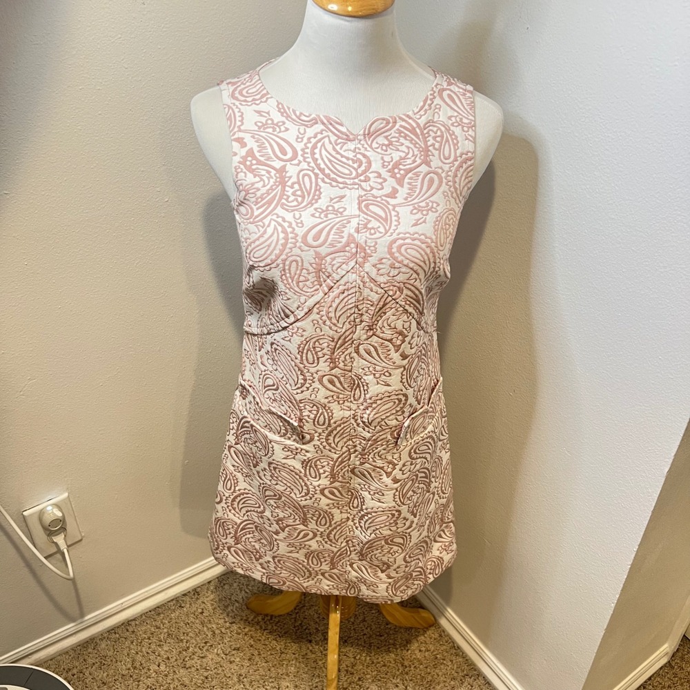 Paisley Dress Sleeveless A Line Mini Party Cocktail Dress‎